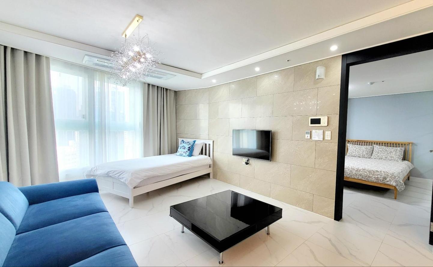 Haeundae Lavender House-Irua Hotel Pusan Zewnętrze zdjęcie